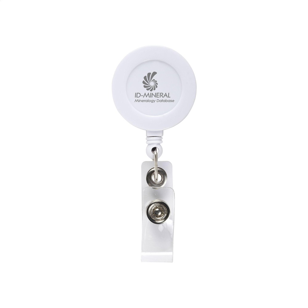 BadgeClip Badgehalter - weiß (± PMS White)