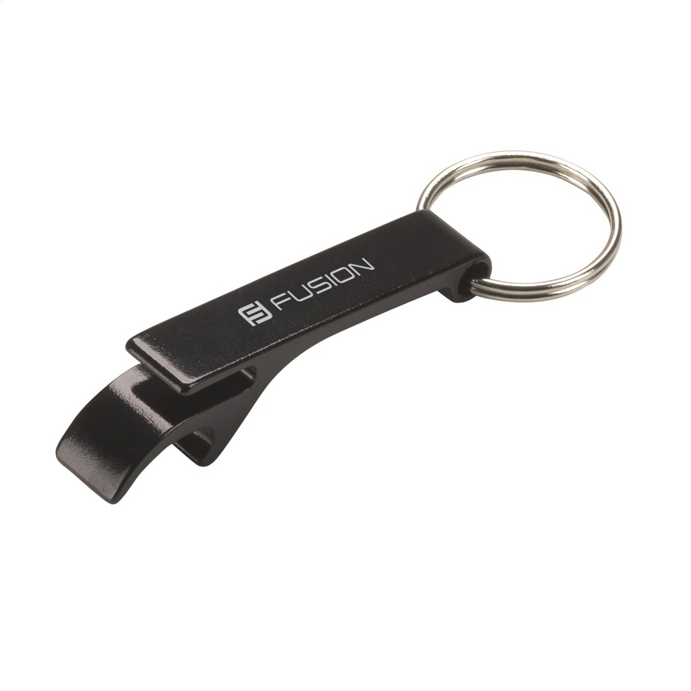 OpenUp Öffner Schlüsselanhänger - schwarz (± PMS Black)